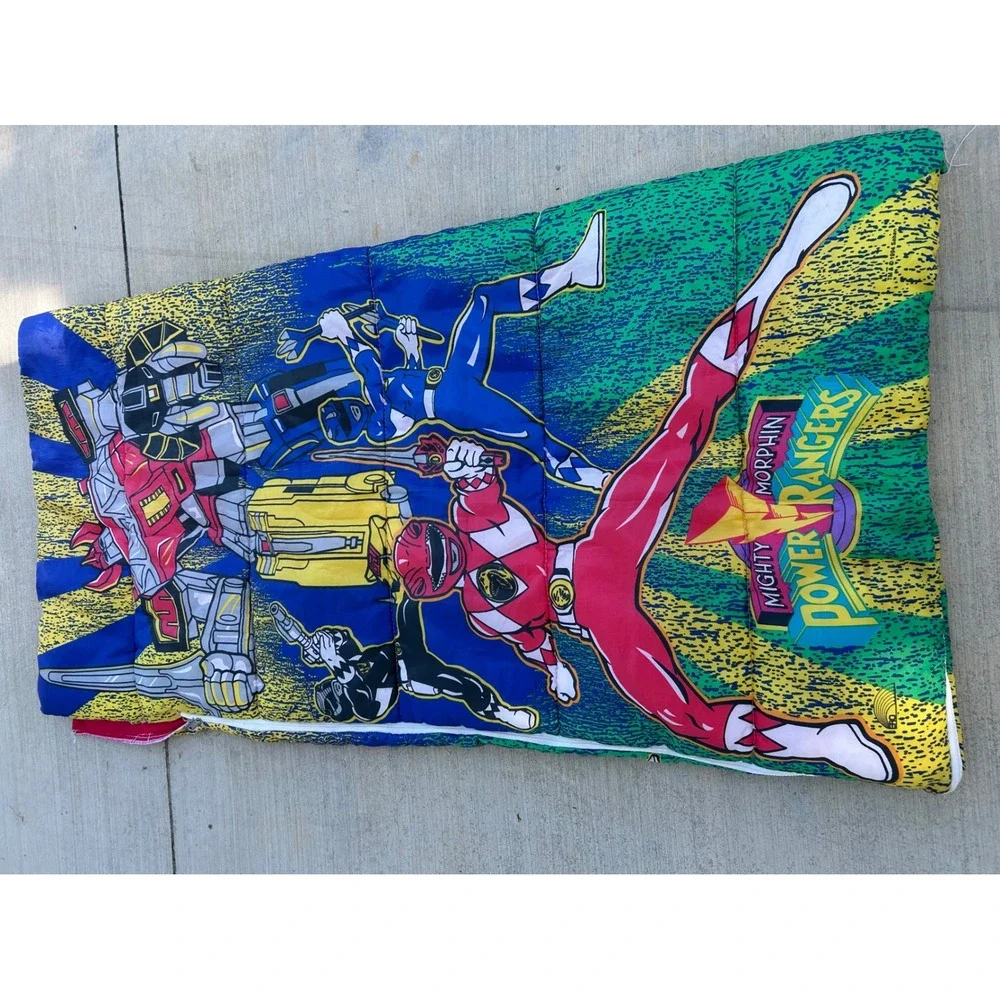 Ero Power Rangers Sleeping Bag OS Multi Vintage 1994 Megazord Kids